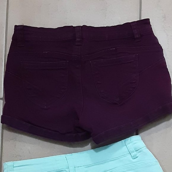 Bluenotes Coloured Jean Shorts Women Size 25 Lot of 2 Pairs - Picture 5 of 7